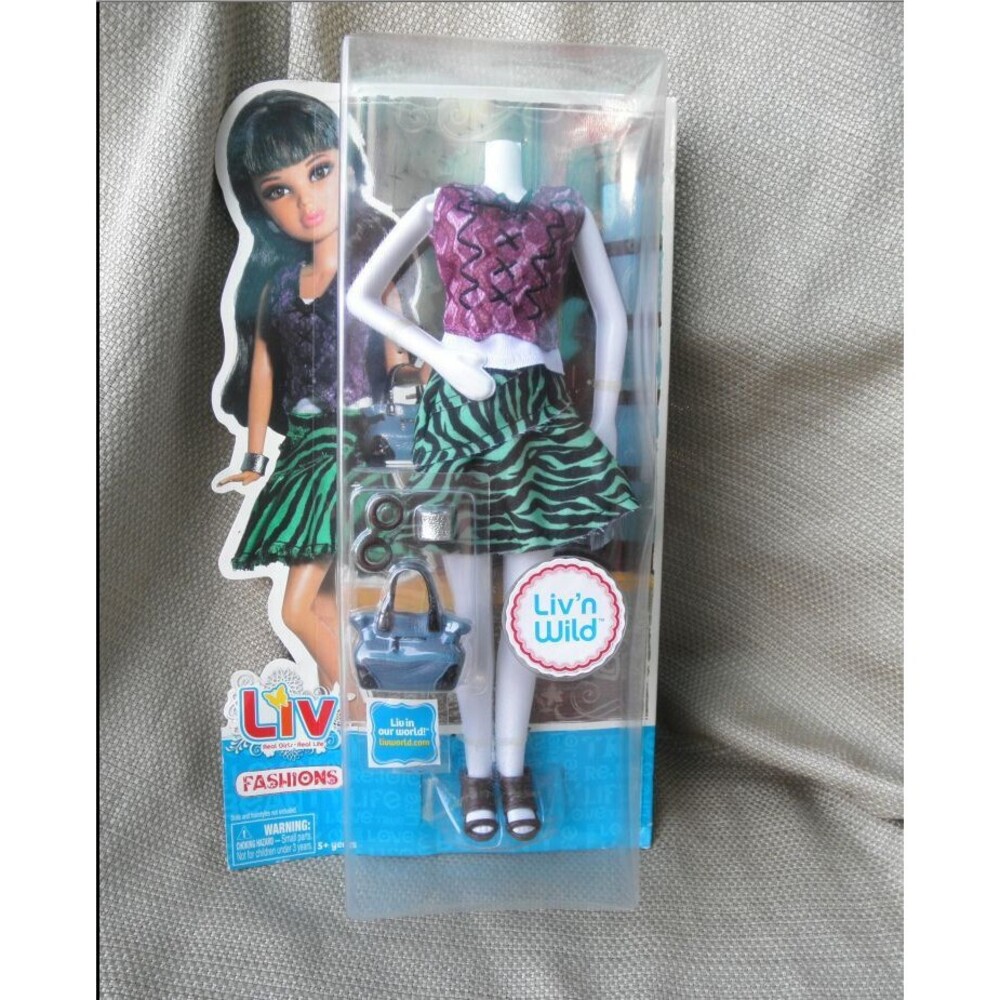 NEW by LIV FASHIONS, REAL GIRLS & REAL LIFE (LIV'N WILD) DOLL CLOTHES OUTFIT